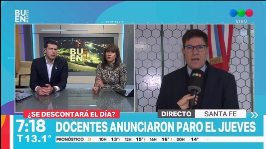 Goity: "El paro nos aleja de las escuelas y el aula"