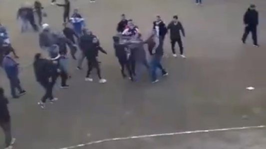 Video: Serios incidentes tras el partido de Liga entre La Salle y Colón