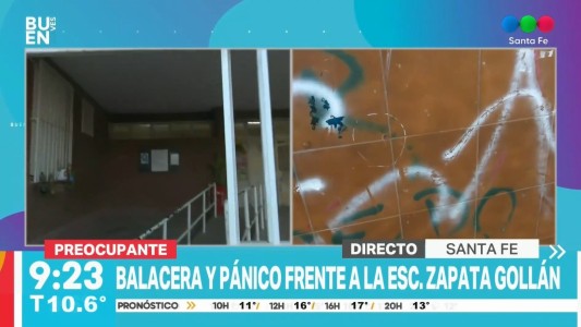 La Escuela Zapata Gollán intenta volver a la “normalidad” tras la feroz balacera