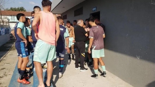 Por una bomba de estruendo se suspendió San Telmo vs. Aldosivi