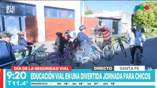 Día de la Seguridad Vial: bicicletada para aprender a manejarse en la calle