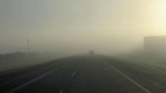 Bancos de niebla y neblina en todas las rutas de la provincia
