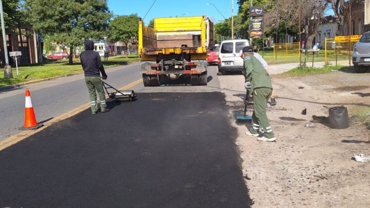 Bacheo: los trabajos continuaron en tres puntos de la ciudad