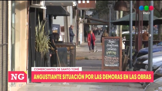 Corte del Carretero: para los comercios de Santo Tomé la situación es “angustiante”