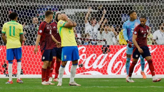 Pálido debut de Brasil en la Copa América: empató con Costa Rica