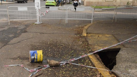 Por el socavón, mañana habrá corte de tránsito en Boulevard