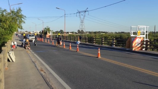 Ya se encuentra cortado el tránsito en el Puente Carretero