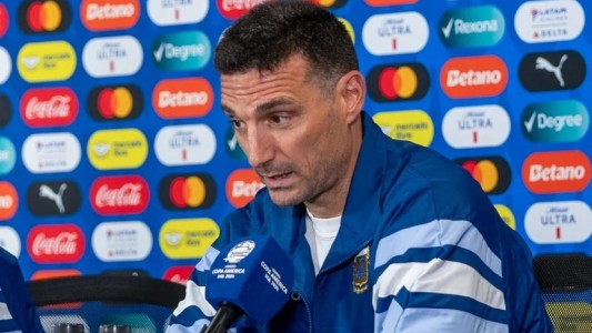 Scaloni: “Si Messi está bien juega, y si no juega los últimos 30 minutos”