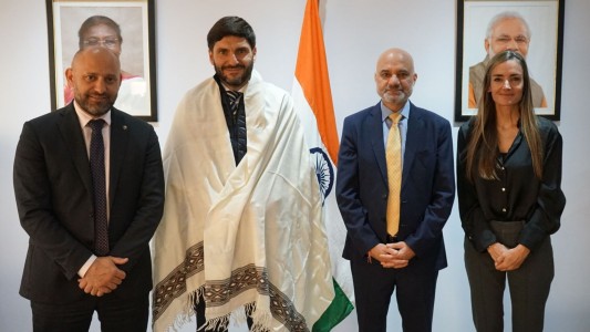 Santa Fe y la India estrechan lazos comerciales: Pullaro se reunió con Bhatia