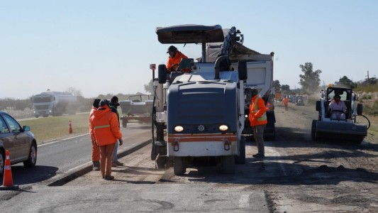 Trabajos de reparación en 90 kilómetros de la autopista Santa Fe - Rosario