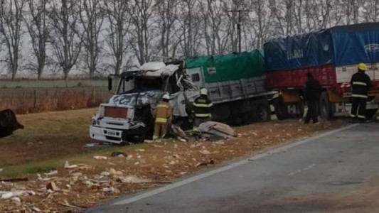 Totoras: fuerte accidente deja tres personas heridas en la ruta nacional 34