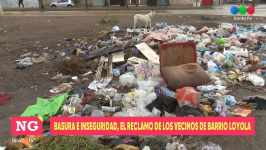 Basura e inseguridad, el reclamo de vecinos de barrio Loyola