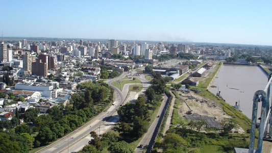 Domingo a pleno sol en la ciudad de Santa Fe