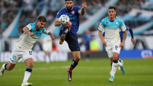 Unión luchó, pero no pudo con Racing y perdió 2 a 1 en Avellaneda