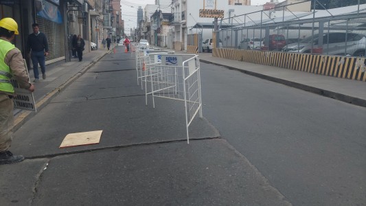 Se interrumpe el tránsito en calle 9 de Julio: mirá a qué se debe