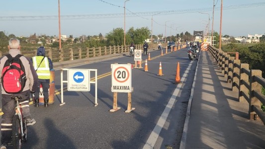 Puente Carretero: corte de tránsito y presentación del nuevo viaducto