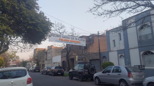 Cansados de la inseguridad, vecinos colgaron pasacalles: “Peligro constante”