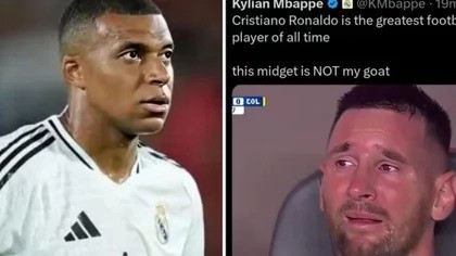 Le hackearon la cuenta de X a Mbappé y atacaron a Messi