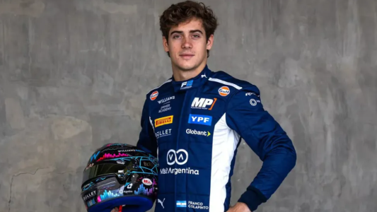 Colapinto debutó con una gran actuación en el GP de Italia y terminó duodécimo