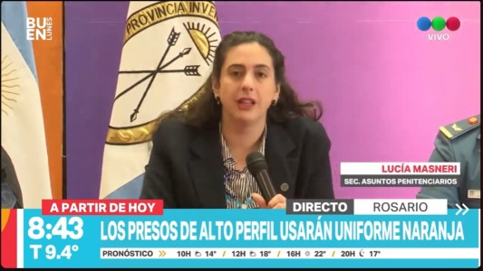 Vestimenta de presos de alto perfil: "es un antes y un después"