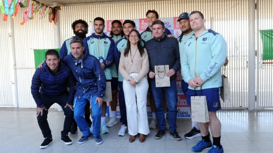Los Wallabies visitaron el jardín municipal de Barranquitas Sur