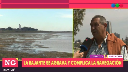 La bajante del Paraná se agrava y la Setúbal vuelve a secarse