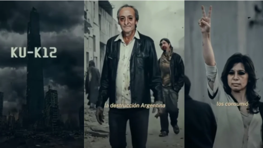 Ku-K 12: Milei publicó un video en el que compara al kircherismo con un virus tipo The Walking Dead