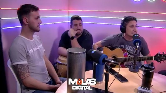 Juan Lezcano y Grupo La Quinta en Malas Digital por el streaming de Telefe Santa Fe