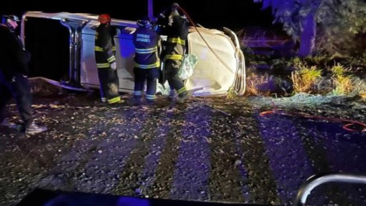 De película: robo, persecución con enfrentamiento y vuelco en Ruta Provincial 70