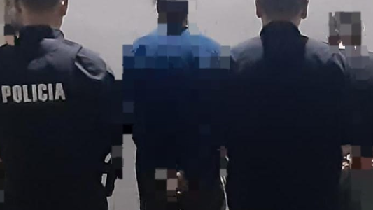 Fueron detenidos mientras se llevaban un poste de luz cargado en los hombros