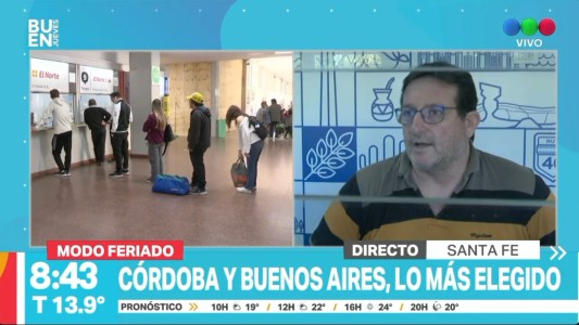 Córdoba y Buenos Aires, los lugares elegidos por los santafesinos para pasar el fin de semana