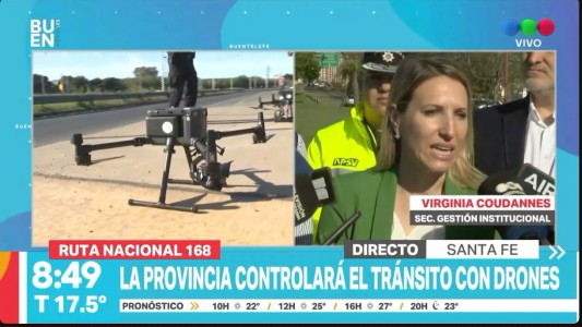 La provincia comenzó a utilizar drones para controlar el tránsito