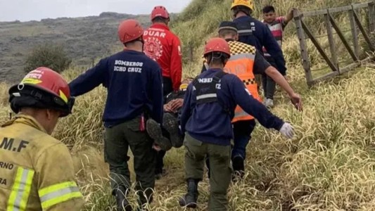 Un joven santafesino sobrevivió a una caída de 20 metros en Córdoba