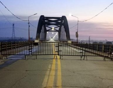 Ya se encuentra restringida la circulación en el Puente Carretero