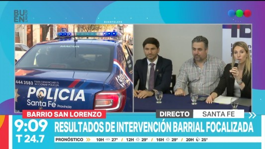 Intervención Focalizada: el gobierno presentó los resultados en barrio San Lorenzo