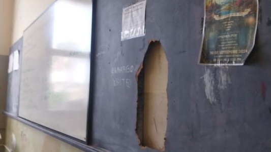 Se viralizaron imágenes del estado de la Escuela Comercial Domingo Silva