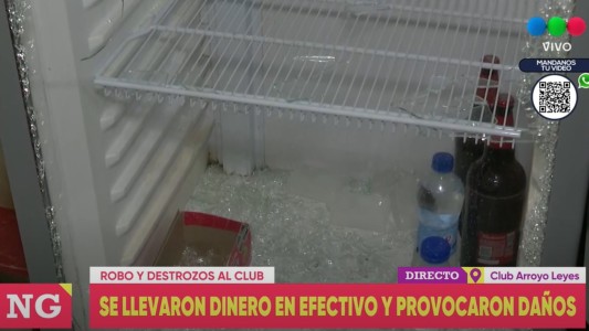 Robaron en el Club Atlético Arroyo Leyes y causaron grandes pérdidas