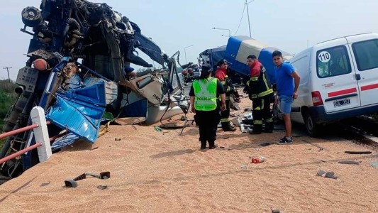 San Cristóbal: falleció uno de los camioneros accidentado en la ruta 4