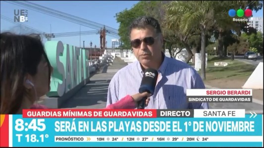 Confirman guardias mínimas en la Costanera de Santa Fe