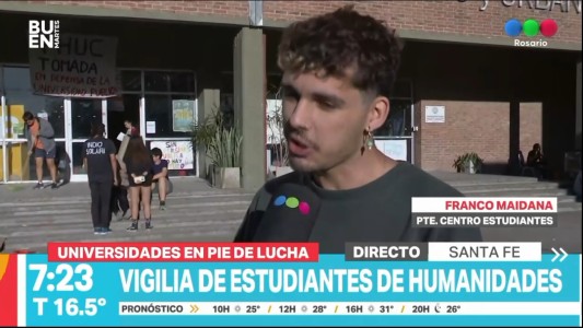 Estudiantes tomaron la Facultad de Humanidades de la UNL
