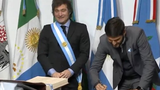 El gobernador Pullaro almuerza con Javier Milei con vistas al Presupuesto 2025
