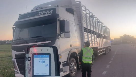 Alarmante: Interceptaron 5 camioneros alcoholizados en 7 días en el norte provincial