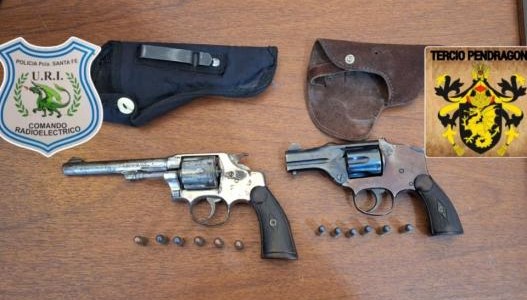 Discusión entre vecinos de barrio Fomento 9 de Julio terminó con armas secuestradas