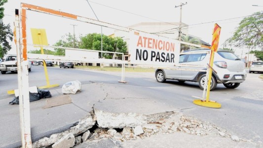 La Municipalidad avanza con el bacheo en General Paz y Risso