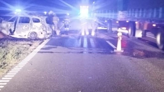 Impactante accidente en la autopista Rosario - Santa Fe