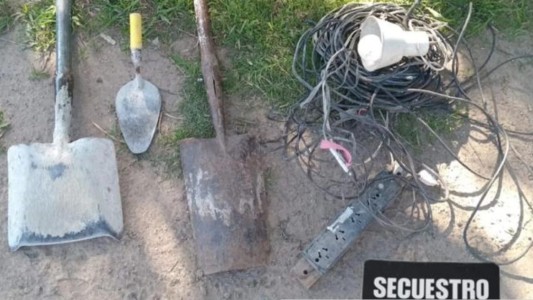 Lo detuvieron por robarse elementos de albañilería