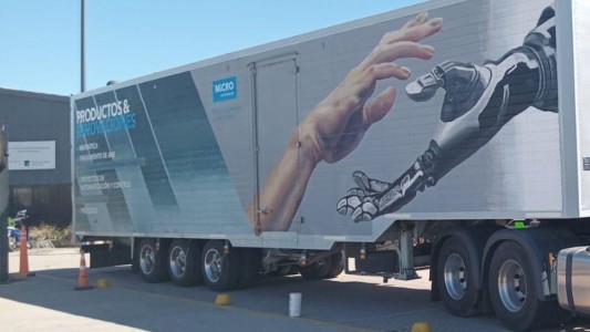 Llegó el camión Expomóvil 2024 a la ciudad: de qué se trata