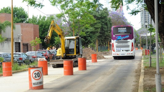Terminal de Ómnibus: destacan que la obra de la calle interna tiene un avance del 70%