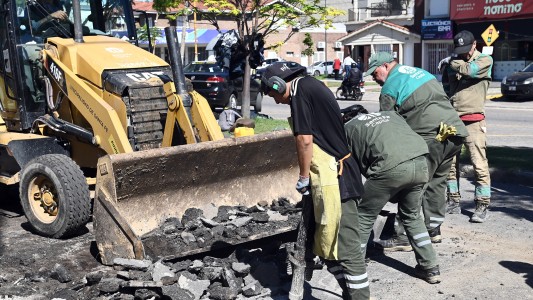 Bacheo: avanzan los trabajos en Aristóbulo del Valle