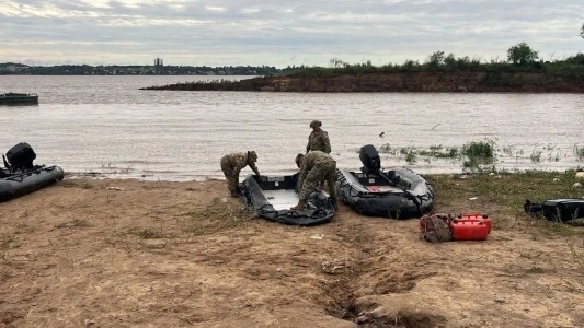 Encontraron sin vida al sargento Romero, el soldado que cayó al río Paraná